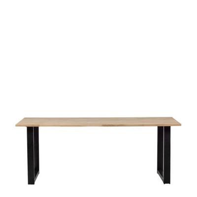 WOOOD Eettafel 'Tablo' met U-poot, 220 x 90cm WOOOD Eettafel 'Tablo' met U-poot, 220 x 90cm