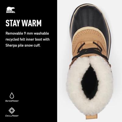 Sorel Caribou WP Snowboots Dames 41