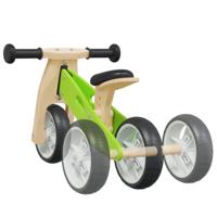 Loopfiets voor kinderen 2-in-1 groen - thumbnail