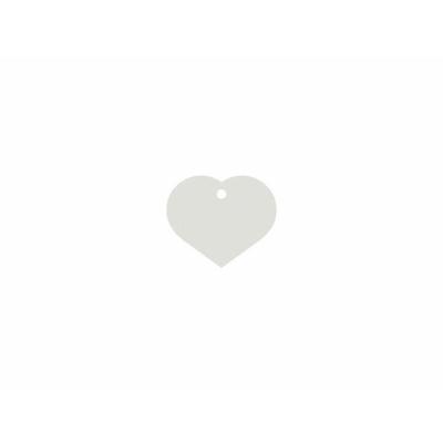 Naamplaatje Imarc Heart Wit