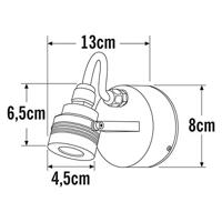 KonstSmide WandspotMonza led - 7922-310 - thumbnail
