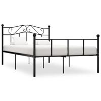 Bedframe metaal zwart 120x200 cm - thumbnail