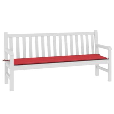VidaXL Tuinbankkussen 180x50x3 cm oxford stof rood VidaXL Tuinbankkussen 180x50x3 cm oxford stof rood
