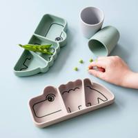 Stick & Stay kroko bord van siliconen DONE BY DEER rozen - thumbnail