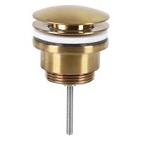 Wastafel Afvoerplug Differnz Pop Up 6 cm Goud - thumbnail