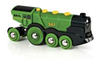 BRIO Big Green Action Locomotive - thumbnail