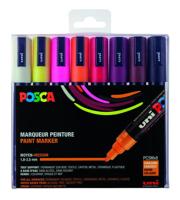Paintmarker uni posca pc5m m 8st warme kleuren - thumbnail