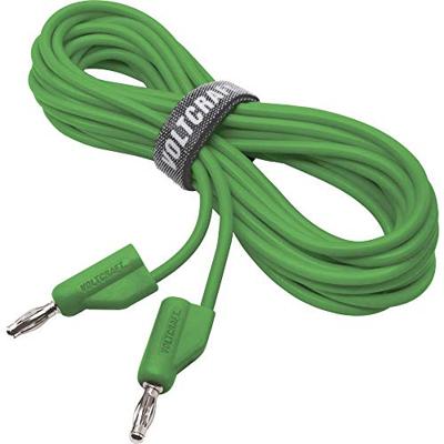 VOLTCRAFT MSB-300 Meetsnoer Banaanstekker 4 mm Silicone 5.00 m Groen 1 stuk(s) VOLTCRAFT MSB-300 Meetsnoer Banaanstekker 4 mm Silicone 5.00 m Groen 1 stuk(s)