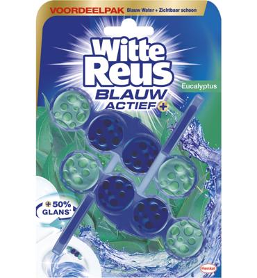 Witte Reus Toiletblok blauw actief eucalyptus 100 Gram