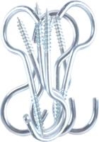 Schroefhaak 60mm verz 6st Deltafix - Deltafix - thumbnail