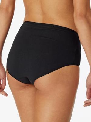 2-Pack midi dames slip 95/5 Organic - Biologisch katoenen dames heup slips - Onderbroeken met dubbel katoenen kruisje