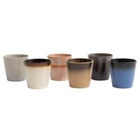 Studio Tavola Koffiekopjes Earth - 200 ml - Set van 6 - Aardewerk - thumbnail