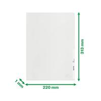 Leitz recycle L-map, transparant, pak van 100 stuks - thumbnail