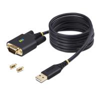 USB-kabel Startech 1P6FFC-USB-SERIAL Zwart 2 m - thumbnail