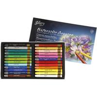 Mungyo Aquarelkrijt, l: 9,3 cm, diverse kleuren, 24 stuk/ 1 doos - thumbnail