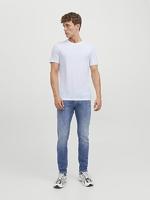 2-pack heren T-shirts ronde hals - zwart en wit Katoenen heren ondershirt korte mouwen - Witte t shirts heren - thumbnail