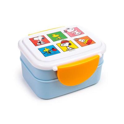 Peanuts Snoopy & Woodstock Clip Bento Box Lunchtrommel & bestek
