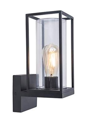 Buitenlamp glas voordeur &apos;Flair&apos; vierkant open ontwerp industrieel 31cm