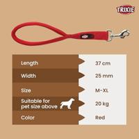 Hondenriem Trixie New Premium Rood 37 cm M/XL - thumbnail