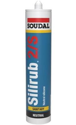 Soudal silirub 2s | sanitairkit | beton grijs | 300 ml - 116521