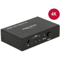 Delock 18683 HDMI-switch Ultra HD-geschikt 3840 x 2160 Pixel - thumbnail