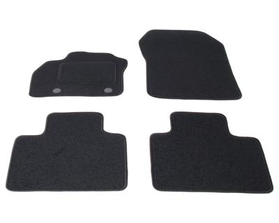 Automatten op maat - zwart stof - Renault Zoe vanaf 2012