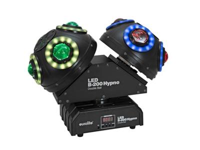 Eurolite 51918826 B-200 Hypno Double Ball DMX LED-lichteffect Aantal LEDs: 8 10 W