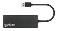 Manhattan 7-Port USB Hub A-stekker A-bus 5Gbit/s zwart - thumbnail
