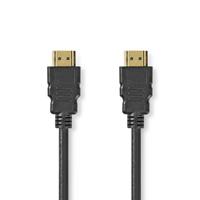 Nedis CVGL34050BK05 Premium High Speed ??hdmi™-kabel Met Ethernet Hdmi™ Connector Hdmi™ Connector 4k@60hz 18 Gbps 0.50 M Rond Pvc Zwart Label - thumbnail