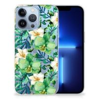 Apple iPhone 13 Pro | TPU Case | Orchidee Groen - thumbnail