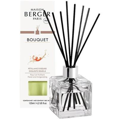 Lampe Berger Parfumverspreider met sticks Cube 125ml Pétillance Exquise