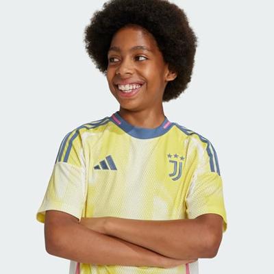 Juventus Shirt Uit Junior 2024/2025 - Maat 140 - Kleur: Geel | Soccerfanshop