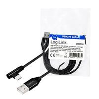LogiLink CU0138 USB-kabel 1 m 2.0 USB A USB C Zwart - thumbnail