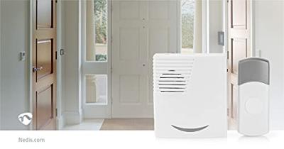 Draadloze Deurbelset | Batterij Gevoed | Volume: 80 dB | Signaalbereik: 300 m | 36 Melodiën