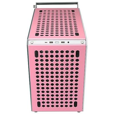 Cooler Master q500-dgnn-s00 qube 500 flatpack macaron edition atx, multi-color front, 120/ 140 mm