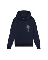 Malelions Hoodie Painter - Navy blauw / Wit - thumbnail
