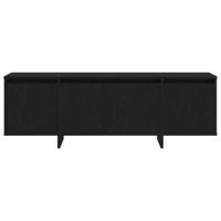 TV-kast Zwart 120 x 30 x 40.5 cm Bewerkt hout - thumbnail