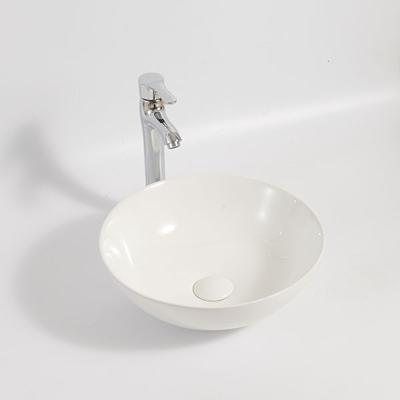 Waskom Sanilux Valencia Keramiek 41x41x12cm Rond wit (exclusief waste)