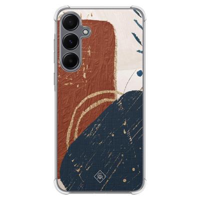 Samsung Galaxy A55 shockproof hoesje - Abstract terracotta Samsung Galaxy A55 shockproof hoesje - Abstract terracotta