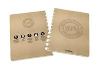 Schrift adoc bio a4 lijn 144pag 90gr kraft | 10 stuks - thumbnail