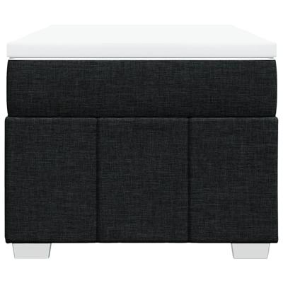 Boxspring met matras stof zwart 180x200 cm