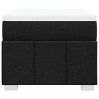 Boxspring met matras stof zwart 100x200 cm - thumbnail