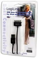 LogiLink USB-kabel voor iPod en iPhone, zwart - thumbnail