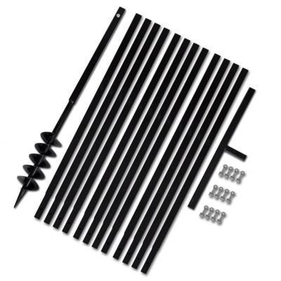 Grondboor 100 mm met 13 m verlengstuk Staal