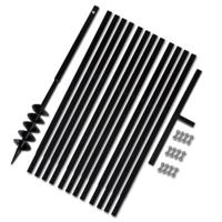 Grondboor 100 mm met 13 m verlengstuk Staal - thumbnail