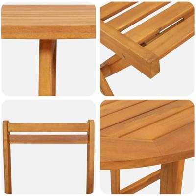 Bistroset 3 pcs Olie naturel Massief Acaciahout