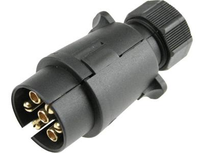 AS Schwabe 60462 Aanhangerstekker [Open kabeleinden - Stekker, 7-polig] Kunststof