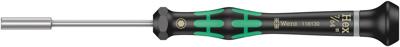 Wera 2069 Dopschroevendraaier Elektronica en fijnmechanica Sleutelbreedte (metrisch): 2.8 mm Sleutelbreedte (inch): 7/64 inch Koplengte: 60 mm