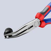 Knipex Platspitse Tang met Zijsnijder (Telefoontang) | 200 mm Lengte | Meer-Componentengrepen | Zwart Geatramenteerd - 26 22 200 SB - thumbnail