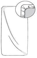 Minecraft Hoeslaken Adventure - 90 x200 cm - Katoen - thumbnail